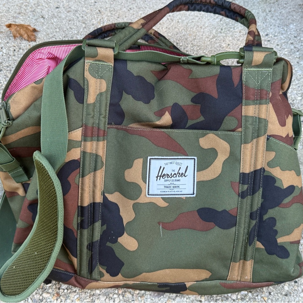 Herschel Supply Company Camouflage Duffel Bag